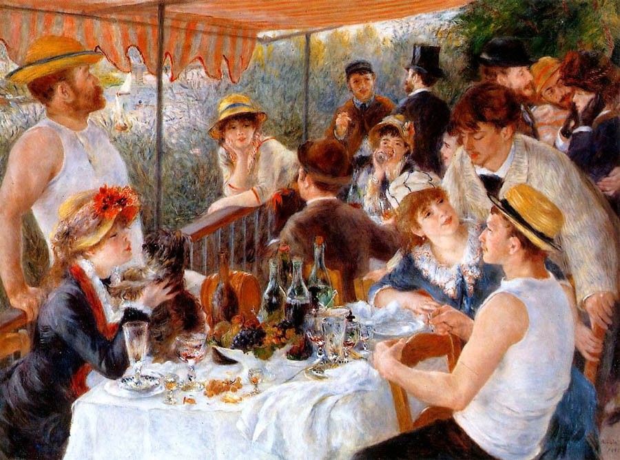 Pierre Auguste Renoir The Boating Party Lunch I